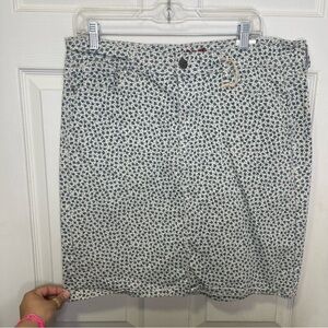 Wrangler Women’s Flowers Print Skirt Sz 12M